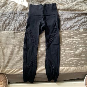 Cropped mesh leggings lulu